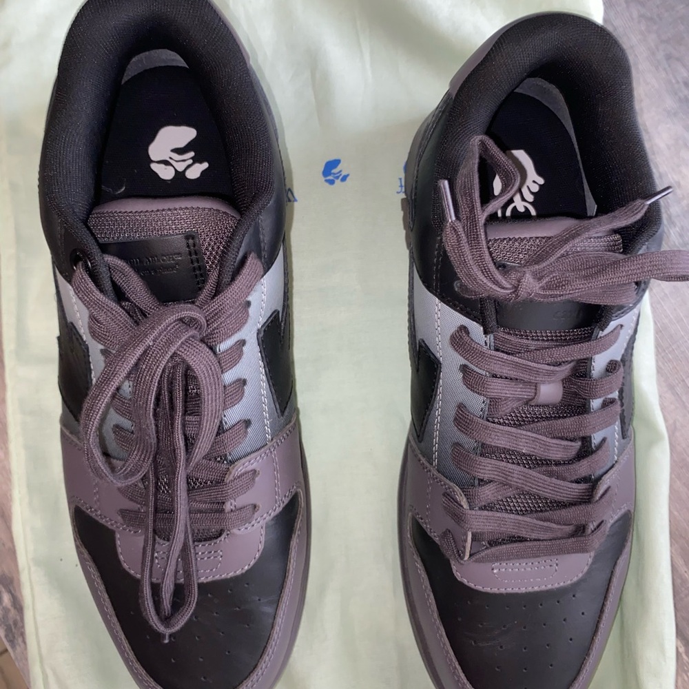 Off-White Black and Gray Sneakers